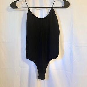 Cotton Candy Sweet Collection Black Bodysuit